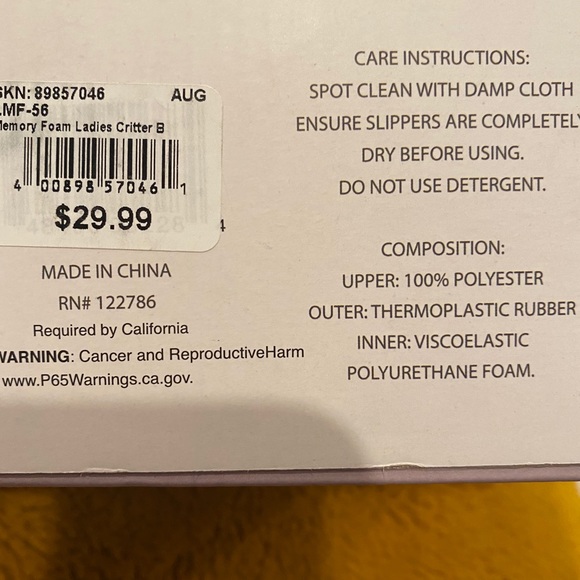 Park Ave couture pink slippers memory foam S/M - Picture 10 of 11